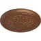 Ekena Millwork Luton Ceiling Medallion (Fits Canopies up to 1 1/8"), Hnd-Painted Polished Copper, 15 3/4"OD x 5/8"P CM16LUPOS - alternate 2